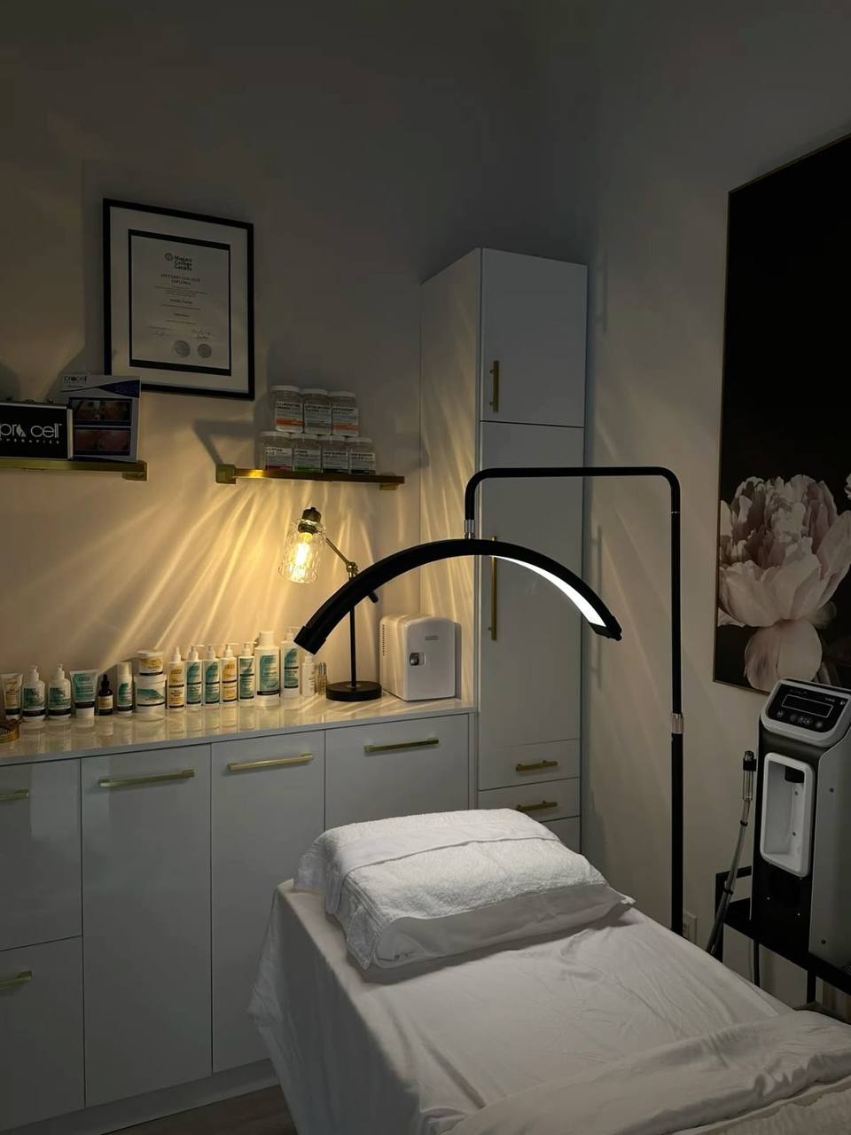 Glow Studio treatment room